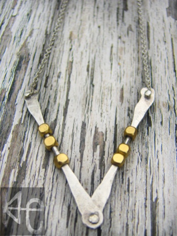 Forged and Brassy Necklace 2p WM